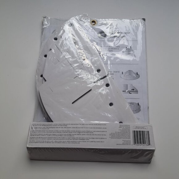 Cake Pop Wilton decorating white cardboard stand birthday party celebration NWT - Picture 2 of 2